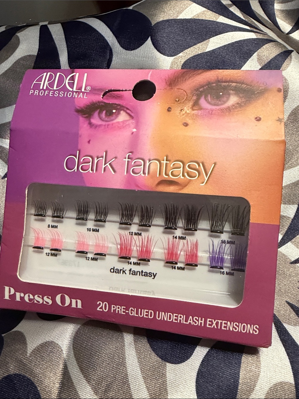 Ardell Dark Fantasy Underlash Extensions with Pink and Purple Accents